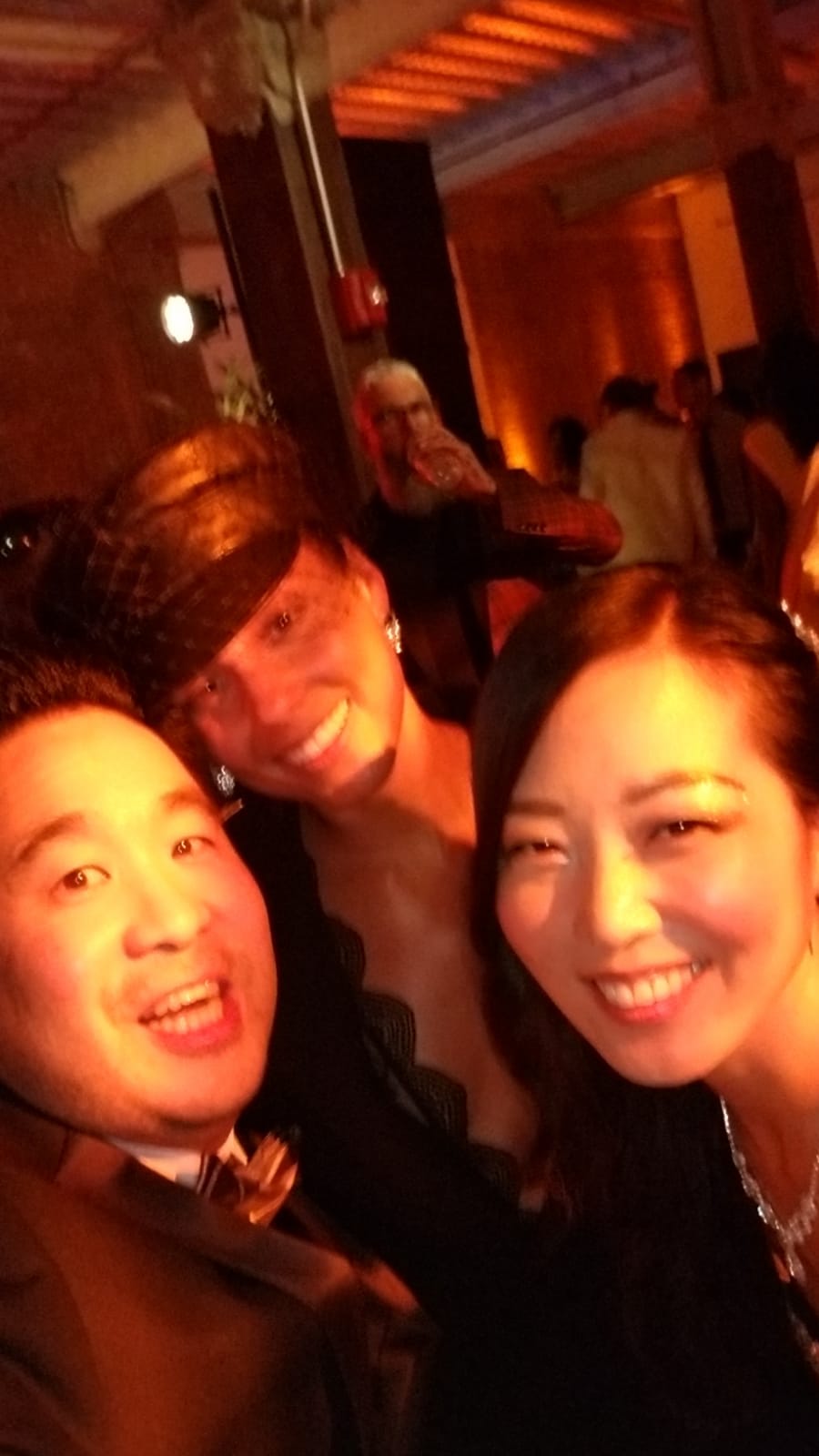 Tejune Kang with Alicia Keys at a Brooklyn event